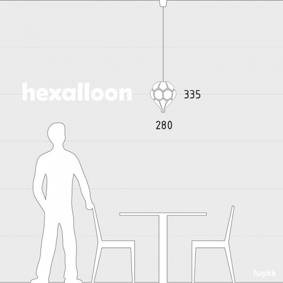 HEXALLOON - Pendant Light - by hopkk 2