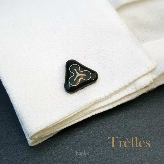 Trèfles - cufflinks - by hopkk 1