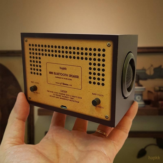 Retro radio style 2 - mini Bluetooth speaker - by hopkk 1