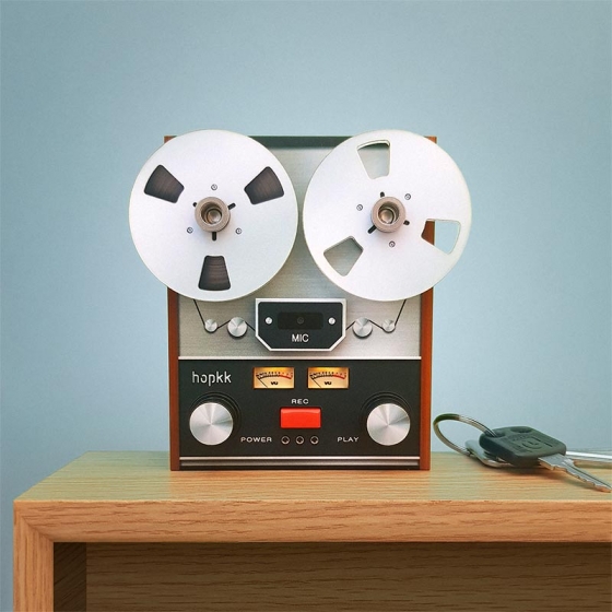 Retro tape recorder style - mini voice recorder - by hopkk 0