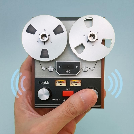 Retro tape recorder style - mini voice recorder - by hopkk 2