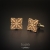 Wood Dual Cross - Cufflinks - by hopkk