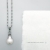Light Bulb - sterling silver pendant