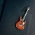 Miniature wood color guitar pin - JP6 #0005