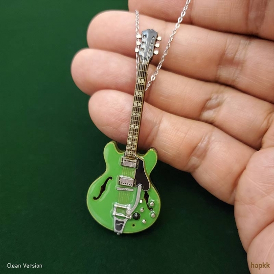 Miss you, Jack - clean version miniature guitar pendant - #02 0