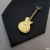 Miniature BG goldtop guitar lapel pin - Les Paul #0010