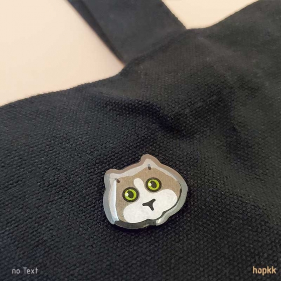 British Shorthair Cat - 番薯 hkmeow 07 - badge / brooch / pin 3