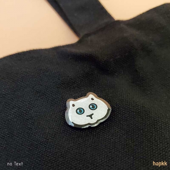 Turkey Angora Cat - 叉燒 hkmeow 11 - badge / brooch / pin 3