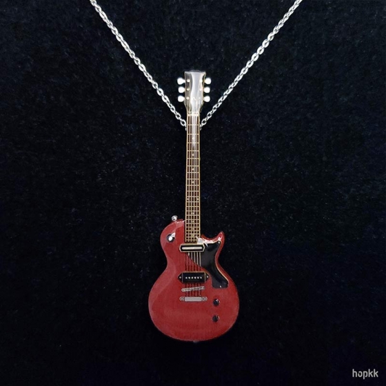 Miniature John Lennon favorite guitar pendant - Les Paul #0012 2