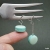 Handmade miniature macaron earrings