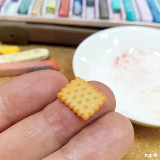 Miniature lemon sandwich cracker earrings 4