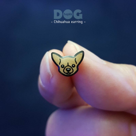 Chihuahua - hopkkDOG 13 stud earring 0