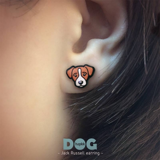 Jack Russell - hopkkDOG 29 stud earring 0